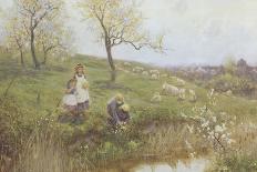 Picking Primroses-Thomas J. Lloyd-Giclee Print