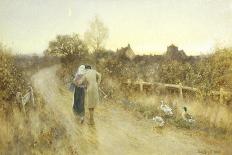 Picking Primroses-Thomas J. Lloyd-Giclee Print