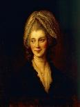 Portrait of Charlotte of Mecklenburg-Strelitz-Thomas J. Somerscales-Framed Stretched Canvas