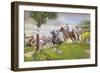 Thomas Jackson Directing Troops-null-Framed Giclee Print