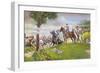 Thomas Jackson Directing Troops-null-Framed Giclee Print