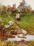 Driving Geese, Early Evening, 1907-Thomas James Lloyd-Giclee Print