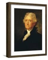 Thomas Jefferson (1743-1826) Third President of the United States of America (1801-1809)-George Peter Alexander Healy-Framed Giclee Print