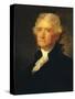 Thomas Jefferson (1743-1826) Third President of the United States of America (1801-1809)-George Peter Alexander Healy-Stretched Canvas