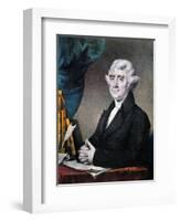 Thomas Jefferson (1743-1826)-Currier & Ives-Framed Giclee Print