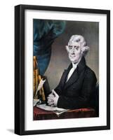 Thomas Jefferson (1743-1826)-Currier & Ives-Framed Giclee Print