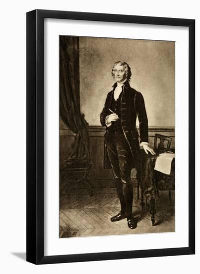 Thomas Jefferson 1743-1826-null-Framed Art Print