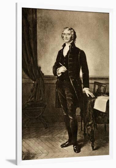 Thomas Jefferson 1743-1826-null-Framed Art Print