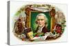 Thomas Jefferson Brand Cigar Inner Box Label-Lantern Press-Stretched Canvas