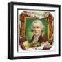 Thomas Jefferson Brand Cigar Outer Box Label-Lantern Press-Framed Art Print