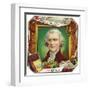 Thomas Jefferson Brand Cigar Outer Box Label-Lantern Press-Framed Art Print