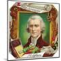 Thomas Jefferson Brand Cigar Outer Box Label-Lantern Press-Mounted Art Print