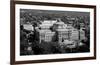 Thomas Jefferson Building from the U.S. Capitol dome, Washington, D.C. - B&W-Carol Highsmith-Framed Art Print