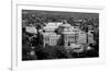 Thomas Jefferson Building from the U.S. Capitol dome, Washington, D.C. - B&W-Carol Highsmith-Framed Art Print