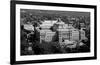 Thomas Jefferson Building from the U.S. Capitol dome, Washington, D.C. - B&W-Carol Highsmith-Framed Art Print