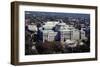 Thomas Jefferson Building from the U.S. Capitol dome, Washington, D.C. - Vintage Tint-Carol Highsmith-Framed Art Print