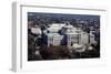 Thomas Jefferson Building from the U.S. Capitol dome, Washington, D.C. - Vintage Tint-Carol Highsmith-Framed Art Print