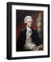 Thomas Jefferson by Mather Brown-Mather Brown-Framed Giclee Print