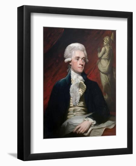 Thomas Jefferson by Mather Brown-Mather Brown-Framed Giclee Print