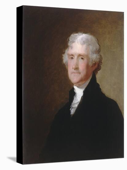 Thomas Jefferson, c.1821-Gilbert Stuart-Stretched Canvas