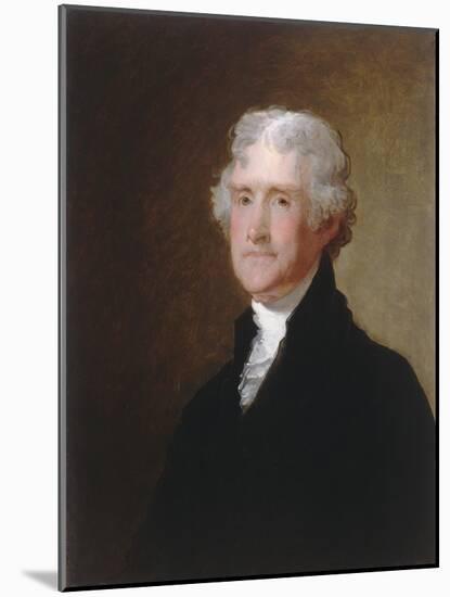 Thomas Jefferson, c.1821-Gilbert Stuart-Mounted Giclee Print