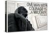 Thomas Jefferson Courage Quote-null-Stretched Canvas