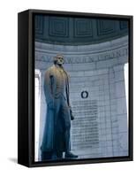 Thomas Jefferson Memorial, Washington D.C., United States of America (U.S.A.), North America-John Ross-Framed Stretched Canvas