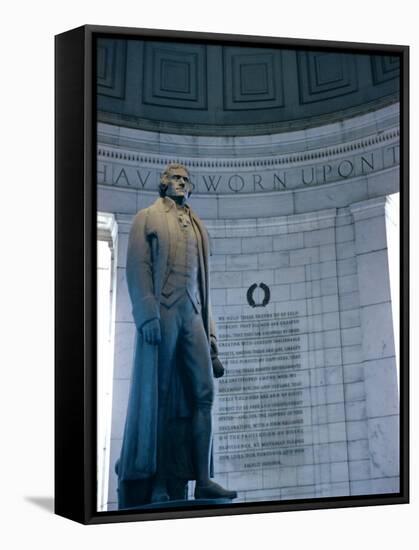 Thomas Jefferson Memorial, Washington D.C., United States of America (U.S.A.), North America-John Ross-Framed Stretched Canvas