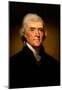 Thomas Jefferson Portrait Historic Art Print Poster-null-Mounted Poster