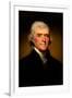 Thomas Jefferson Portrait Historic-null-Framed Photo