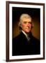 Thomas Jefferson Portrait Historic-null-Framed Photo
