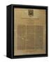 Thomas Jefferson's 1801 Inaugural Address-David J. Frent-Framed Stretched Canvas