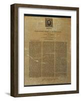 Thomas Jefferson's 1801 Inaugural Address-David J. Frent-Framed Photographic Print