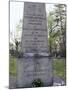 Thomas Jefferson's Grave at His Home, Monticello, in Charlottesville, Virginia-null-Mounted Photographic Print