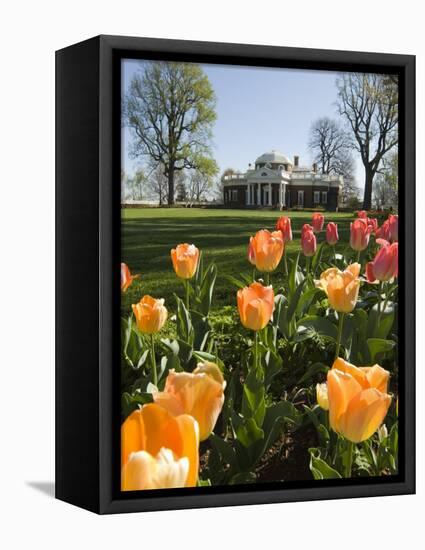 Thomas Jefferson's Monticello, UNESCO World Heritage Site, Virginia, USA-Snell Michael-Framed Stretched Canvas