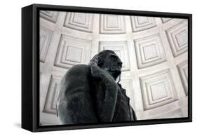 Thomas Jefferson Statue Washington DC-null-Framed Stretched Canvas