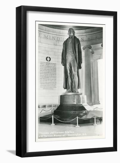 Thomas Jefferson Statue-null-Framed Art Print