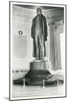 Thomas Jefferson Statue-null-Mounted Art Print