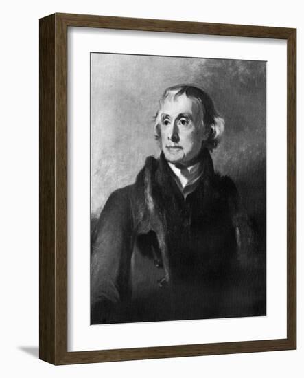Thomas Jefferson, Third President of the United States, 19th Century-Thomas Sully-Framed Giclee Print