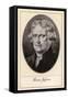 Thomas Jefferson, Third President of the United States-Gordon Ross-Framed Stretched Canvas