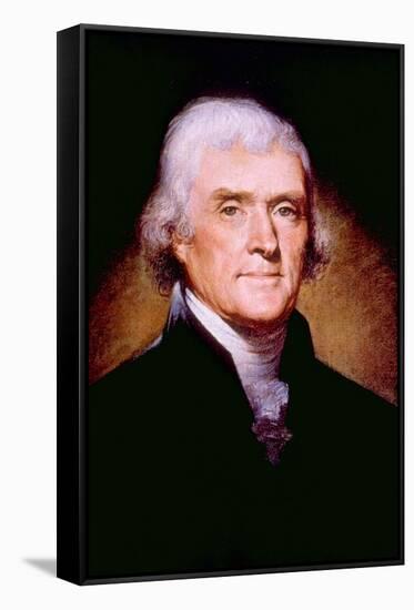 Thomas Jefferson, U.S. President-null-Framed Stretched Canvas