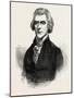 Thomas Jefferson Was an American Founding Father-null-Mounted Giclee Print