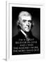 Thomas Jefferson Work Hard Quote-null-Framed Photo