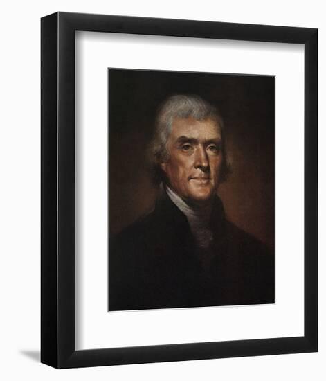 Thomas Jefferson-Rembrandt Peale-Framed Art Print