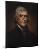Thomas Jefferson-Rembrandt Peale-Mounted Art Print