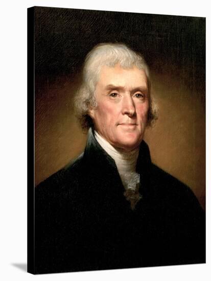 Thomas Jefferson-Rembrandt Peale-Stretched Canvas