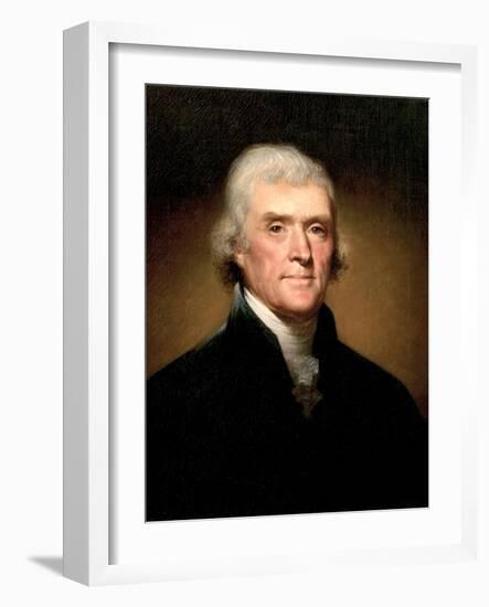 Thomas Jefferson-Rembrandt Peale-Framed Giclee Print