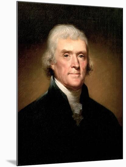 Thomas Jefferson-Rembrandt Peale-Mounted Giclee Print