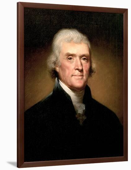 Thomas Jefferson-Rembrandt Peale-Framed Giclee Print