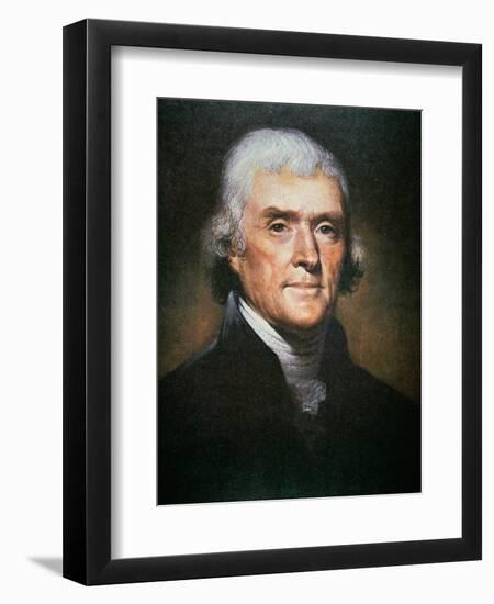 Thomas Jefferson-Rembrandt Peale-Framed Giclee Print